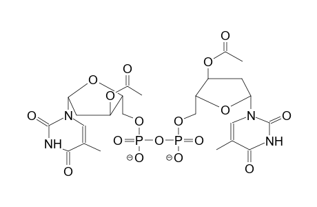BIS(3'-O-ACETYLTHYMIDIN-5'-YL)PYROPHOSPHATE, DIANION