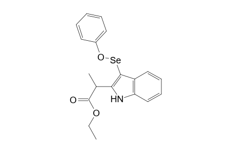 2-(1-(Ethoxycarbonyl)ethyl)-3-(phenoxyseleno)indole