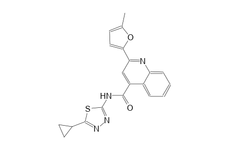 N-(5-cyclopropyl-1,3,4-thiadiazol-2-yl)-2-(5-methyl-2-furyl)-4-quinolinecarboxamide