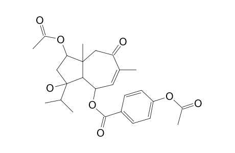 (1-Acetyloxy-3-hydroxy-6,8A-dimethyl-7-oxo-3-propan-2-yl-2,3A,4,8-tetrahydro-1H-azulen-4-yl) 4-hydroxybenzoate, ac