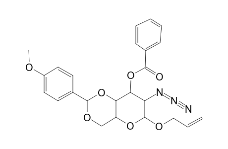 ALLYL-2-AZIDO-3-O-BENZOYL-2-DEOXY-4,6-O-(4-METHOXYBENZYLIDENE)-BETA-D-GALACTOPYRANOSIDE