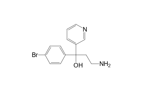 3-Amino-1-(4-bromophenyl)-1-(3-pyridinyl)-1-propanol