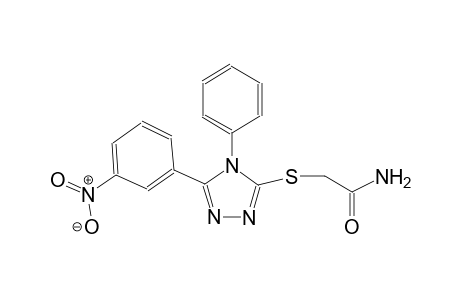 2-{[5-(3-nitrophenyl)-4-phenyl-4H-1,2,4-triazol-3-yl]sulfanyl}acetamide