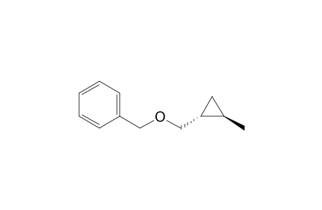 trans-1-Methyl-2-[(phenylmethoxy)methyl]cyclopropane