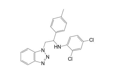 (2-Benzotriazol-1-yl-1-p-tolyl-ethyl)-(2,4-dichloro-phenyl)-amine