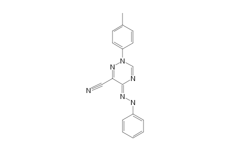 5-PHENYL-HYDRAZONO-2-PARA-TOLYL-2,5-DIHYDRO-1,2,4-TRIAZINE-6-CARBONITRILE