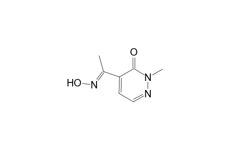 4-[(1Z)-(N-Hydroxyethanimidoyl)-2-methylpyridazin-3(2H)-one