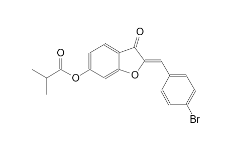 propanoic acid, 2-methyl-, (2Z)-2-[(4-bromophenyl)methylene]-2,3-dihydro-3-oxobenzofuranyl ester