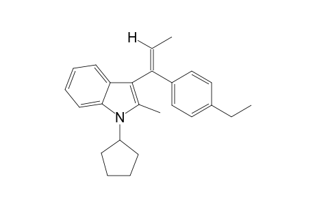 1-Cyclopentyl-3-(1-(4-ethylphenyl)-1-propen-1-yl)-2-methyl-1H-indole