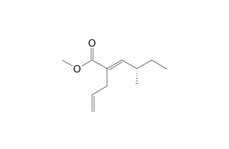 (S,Z)-2-ALLYL-4-METHYLHEX-2-ENOIC-ACID-METHYLESTER