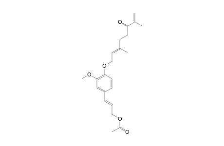 4-O-[6-OXO-7(9)-DEHYDRO-6,7-DIHYDROGERANYL]-CONIFERYL-ALCOHOL