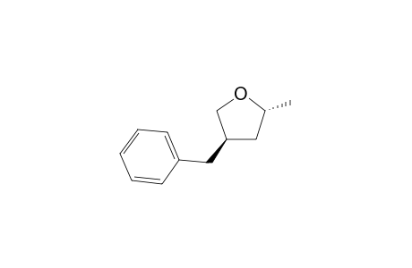 [(2.alpha.and 2.beta.),4.beta.]-4-Benzyl-2-methyltetrahydrofuran