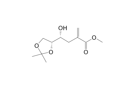 2-[2-[(4R)-2,2-dimethyl-1,3-dioxolan-4-yl]-2-hydroxy-ethyl]acrylic acid methyl ester