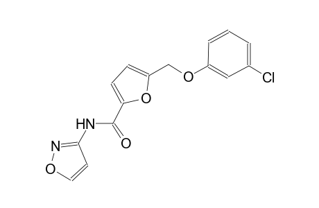 5-[(3-chlorophenoxy)methyl]-N-(3-isoxazolyl)-2-furamide