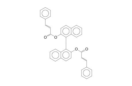 1-[(2-([(2E)-3-Phenyl-2-propenoyl]oxy)-1-naphthyl)methyl]-2-naphthyl (2E)-3-phenyl-2-propenoate