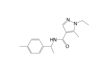1-ethyl-5-methyl-N-[1-(4-methylphenyl)ethyl]-1H-pyrazole-4-carboxamide