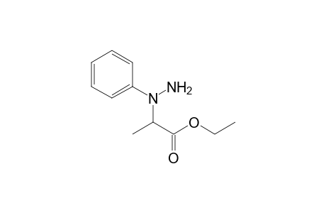 Ethyl 2-(1-phenylhydrazino)propanoate