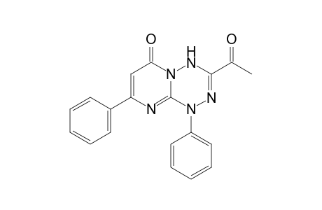 3-Acetyl-1,8-diphenyl-4H-pyrimido[1,2-b][1,2,4,5]tetrazin-6-one