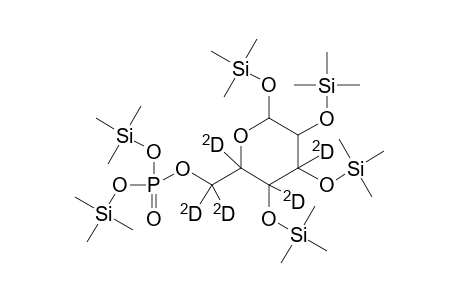 O-hexakis(trimethylsilyl)-D-glucopyranose-3,4,5,6,6-D5-6-phosphate