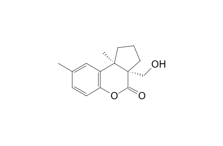 (6aR,9aR)-2,9a-Dimethyl-6a-hydroxymethyl-tetrahydrocyclopenta[c]chromene-6-one