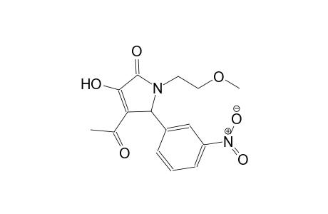 4-acetyl-3-hydroxy-1-(2-methoxyethyl)-5-(3-nitrophenyl)-1,5-dihydro-2H-pyrrol-2-one