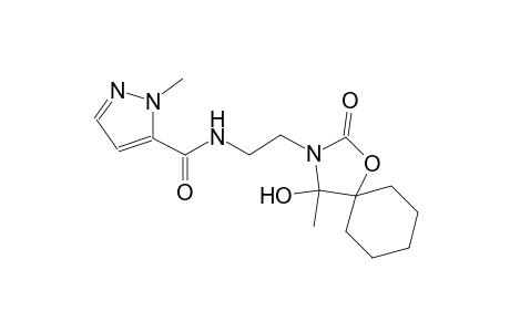 2-Methyl-2H-pyrazole-3-carboxylic acid [2-(4-hydroxy-4-methyl-2-oxo-1-oxa-3-aza-spiro[4.5]dec-3-yl)-ethyl]-amide