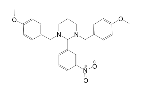 1,3-bis(4-methoxybenzyl)-2-(3-nitrophenyl)hexahydropyrimidine