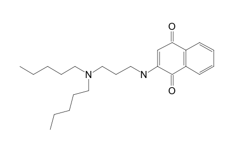 2-[3-[Dipentylamino]propylamino]-1,4-naphthoquinone