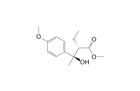 Anti-methyl 2-ethyl-3-hydroxy-3-(4-methoxyphenyl)butanoate