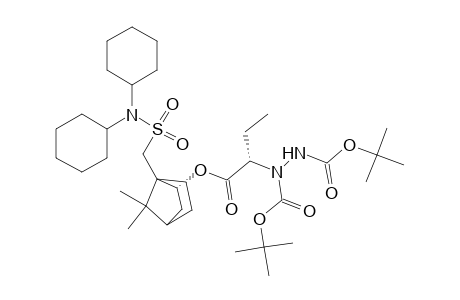 1,2-Hydrazinedicarboxylic acid, 1-[1-[[[1-[[(dicyclohexylamino)sulfonyl]methyl]-7,7-dimethylbicyclo[2.2.1]hept-2-yl]oxy]carbonyl]propyl]-, bis(1,1-dimethylethyl) ester, [1S-[1.alpha.,2.beta.(S*),4.beta.]]-