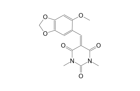 5-[(6-methoxy-1,3-benzodioxol-5-yl)methylene]-1,3-dimethyl-2,4,6(1H,3H,5H)-pyrimidinetrione