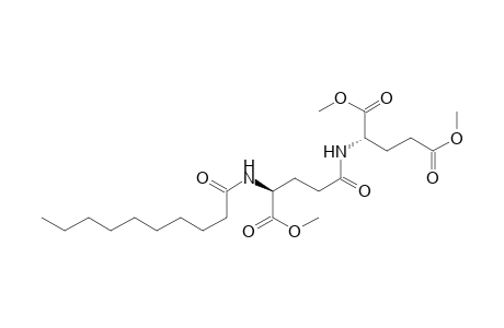 L-Glutamic acid, N-[N-(1-oxodecyl)-L-.gamma.-glutamyl]-, trimethyl ester