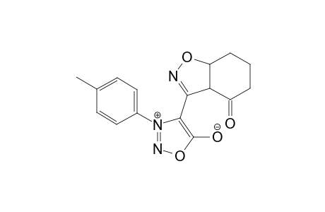 3-(4'-Methylphenyl)-4-(3a,6,7,7a-tetrahydro-5H-benzo[d]isoxazol-4-on-3-yl)sydnone