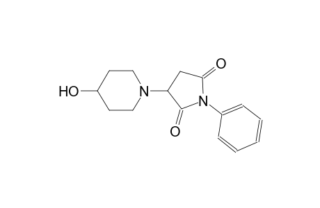 3-(4-hydroxy-1-piperidinyl)-1-phenyl-2,5-pyrrolidinedione