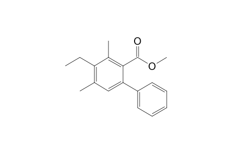 Methyl 4-Ethyl-3,5-dimethylbiphenyl-2-carboxylate