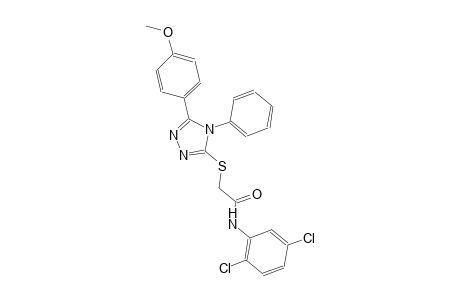 N-(2,5-dichlorophenyl)-2-{[5-(4-methoxyphenyl)-4-phenyl-4H-1,2,4-triazol-3-yl]sulfanyl}acetamide