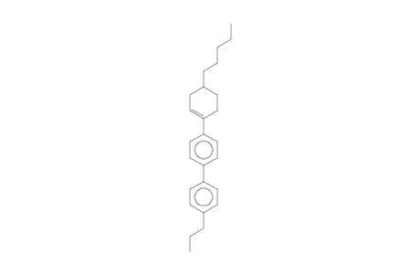 1,1'-Biphenyl, 4-(4-pentyl-1-cyclohexen-1-yl)-4'-propyl-