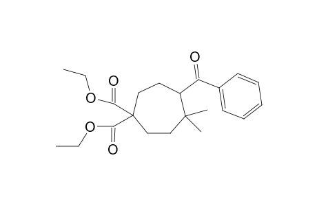 Diethyl 5-benzoyl-4,4-dimethylcycloheptane-1,1-dicarboxylate