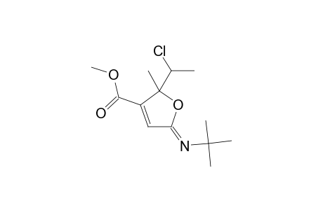 Methyl 5-(tert-butylimino)-2-(1-chloroethyl)-2-methyl-2,5-dihydrofuran-3-carboxylate