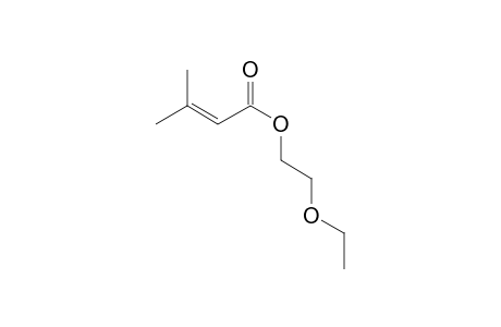 3-Methylbut-2-enoic acid, 2-ethoxyethyl ester