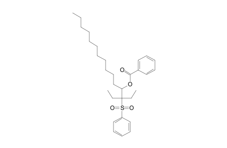 3-ETHYL-3-(PHENYL-SULFONYL)-PENTADEC-4-YL-BENZOATE