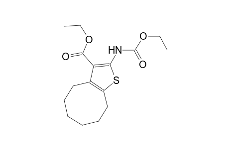 ethyl 2-[(ethoxycarbonyl)amino]-4,5,6,7,8,9-hexahydrocycloocta[b]thiophene-3-carboxylate