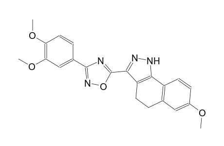 1H-benz[g]indazole, 3-[3-(3,4-dimethoxyphenyl)-1,2,4-oxadiazol-5-yl]-4,5-dihydro-7-methoxy-
