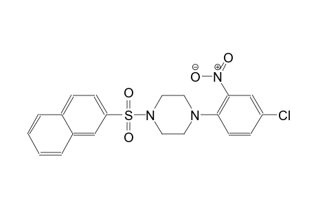 piperazine, 1-(4-chloro-2-nitrophenyl)-4-(2-naphthalenylsulfonyl)-