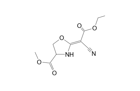Ethyl 2-[4'-(methoxycarbonyl)-2'-oxazolidinylidene]cyanoacetate