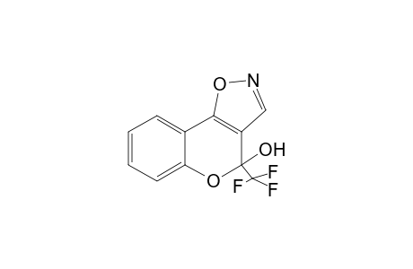 4H-[1]Benzopyrano[3,4-d]isoxazol-4-ol, 4-(trifluoromethyl)-
