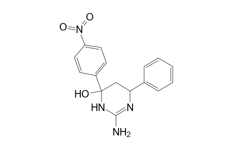 4-Pyrimidinol, 2-amino-1,4,5,6-tetrahydro-4-(4-nitrophenyl)-6-phenyl-
