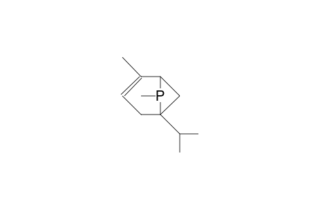 5-Isopropyl-2,anti-7-dimethyl-7-phospha-bicyclo(3.1.1)hept-2-ene
