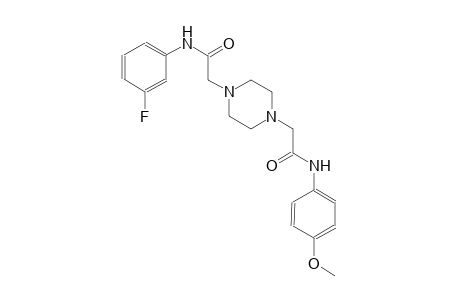 1,4-piperazinediacetamide, N~1~-(3-fluorophenyl)-N~4~-(4-methoxyphenyl)-