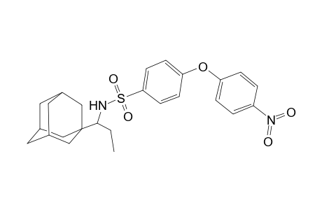 N-[1-(1-adamantyl)propyl]-4-(4-nitrophenoxy)benzenesulfonamide